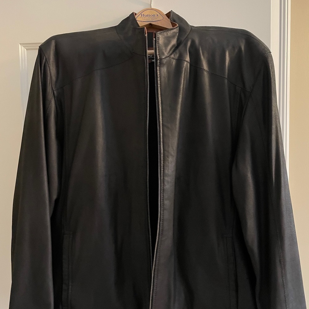 Remy Leather 5059 Modern Fit Waist Jacket Size 46